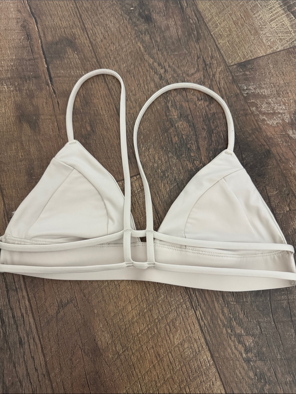 Hurley Neutral Beige Triangle Bikini Set - Picture 3 of 5